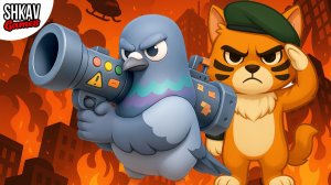 ГОЛУБЬ НА ТРОПЕ ВОЙНЫ! Держу город в страхе! В I Am Bird VR! / Часть 2