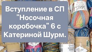 Вступление в носочный проект "Носочная коробочка" 6. С Катериной Шурм.