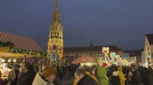 🇩🇪 Самая знаменитая рождественская ярмарка Германии – Нюрнбергский рынок Рождества Христова🎄🎁🎄