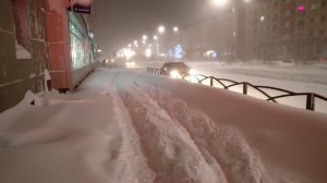 2025.12.09. Норильск. Снег, метель при -36...-25.