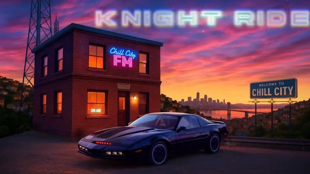 Knight Rider Radio Retro 80s Sunset Ambiance 80s Rock Synthwave Vibes смотреть онлайн