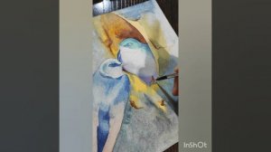 птички, ласточки акварелью