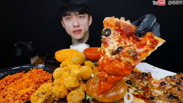 ПЛОТНЫЙ КОРЕЙСКИЙ ЗАВТРАК: ASMR МУКБАНГ смотреть онлайн