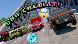 🏎️Подборка аварий на мосту в БИМКЕ🔥#33 Сломанный мост | BeamNG Drive