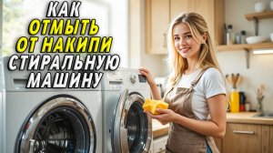 Как отмыть стиральную машину от накипи