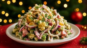 САЛАТ на НОВЫЙ ГОД 2026, который ЗАТМИЛ все майонезные! Такого салата на Новогодний Стол не готовили