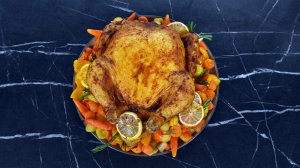 Курица на «солнечной подушке»