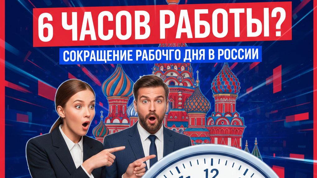 Шестичасовой рабочий день в России — что реально изменится? смотреть онлайн
