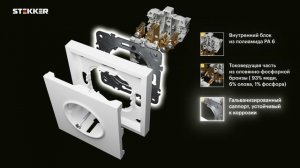 Серия розеток и выключателей Эмили от бренда Stekker