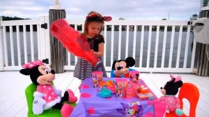 Новая розовая машина для Насти