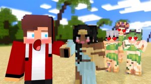 Запертый на острове девочек в Майнкрафте!