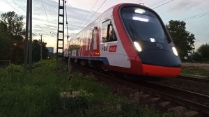 Метро Москвы очень красивая подборка проезд электропоезда МЦД-1 Московский транспорт