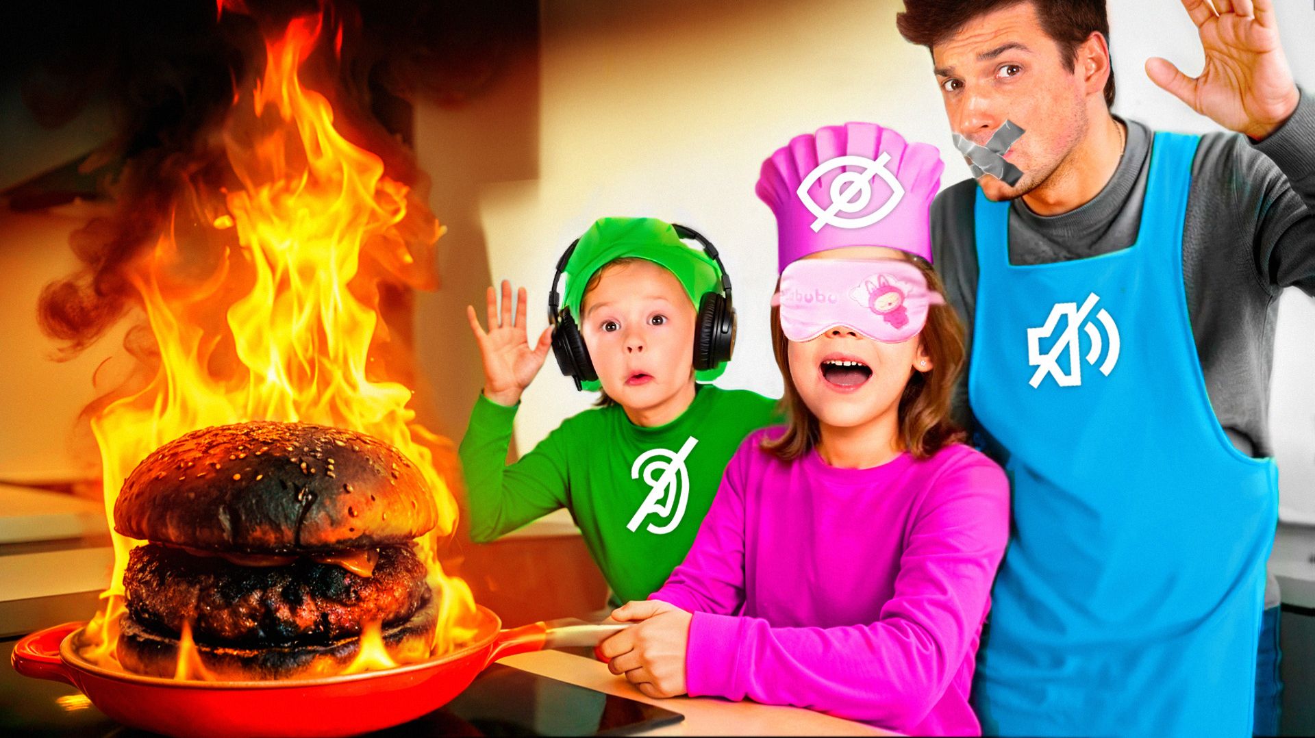 Готовим еду с Закрытыми глазами! Кулинарный челлендж от WOW MIA!