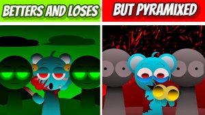 SPRUNKI BETTERS & LOSES 🔥 НО PYRAMIXED 🟨🔺 — НОВЫЙ ХАОС НАЧИНАЕТСЯ 🎧💥👹🎶💥🎧🔥💥🎶👑