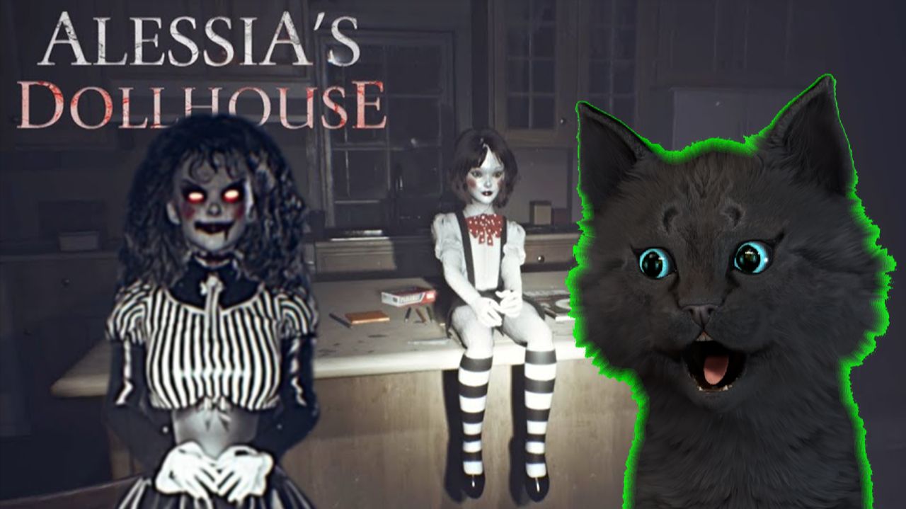 СУПЕР КОТ ПОПАЛ не в ту дверь для ночной доставки ПИЦЦЫ 🐱 Alessias Dollhouse Кукольный домик Алисии смотреть онлайн