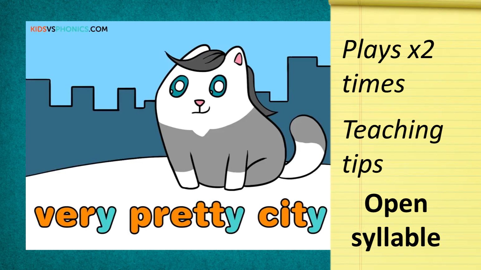 Kids vs Phonics _y at the end + teaching tips || Set 3: open syllable vowels