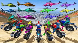 ГОНОЧНАЯ ТРАССА С ПРЕПЯТСТВИЯМИ ДЛЯ СУПЕРГЕРОЕВ 🎢 ЧЕЛОВЕК ПАУК ПРОТИВ БЭТМЕНА И ХАЛКА №10