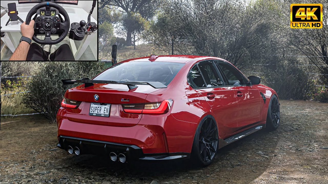 BMW M3 Competition - Forza Horizon 5 ｜ Logitech G923 Steering Wheel