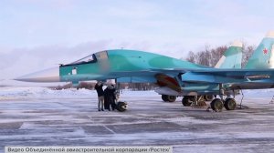 ВКС России получили партию истребителей-бомбардировщиков Су-34.