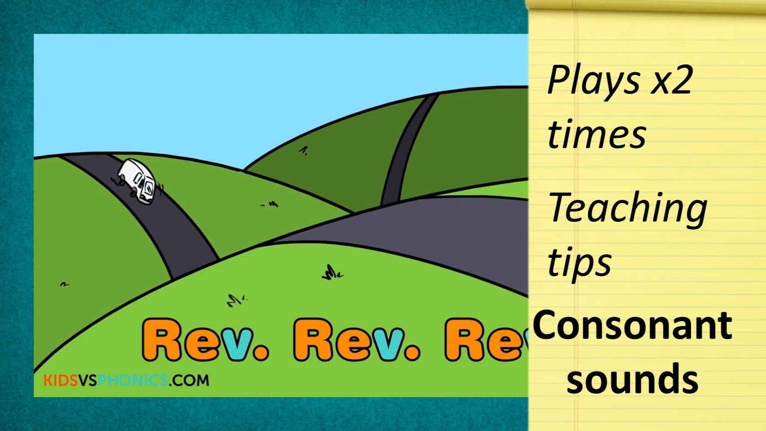 Kids vs Phonics v + teaching tips || Set 2: consonant sounds