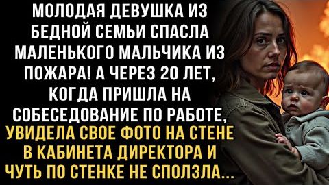 Я ПЛАКАЛ, ЧИТАЯ ЭТО! ДЕВУШКА СПАСЛА МАЛЬЧИКА ИЗ ПОЖАРА. ЧЕРЕЗ 20 ЛЕТ УВИДЕЛА СВОЕ ФОТО У ДИРЕКТОРА! смотреть онлайн