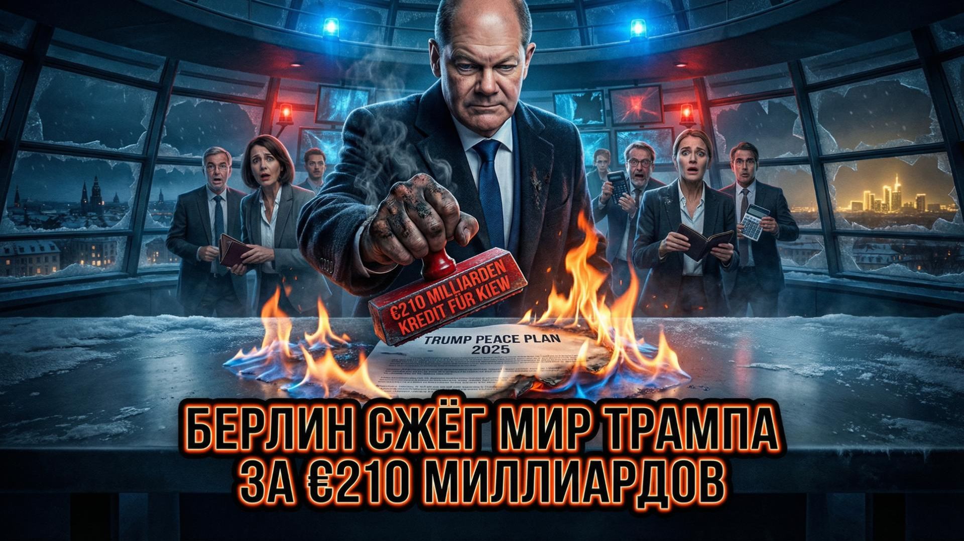 🇩🇪💸 210 миллиардов в бездну. Почему Германия, вопреки Трампу, ведёт ЕС к финансовому обрыву?