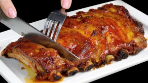 ИДЕАЛЬНОЕ горячее блюдо на Новый Год 2026! Секрет ресторанных ребрышек в духовке. Мясо тает во рту!