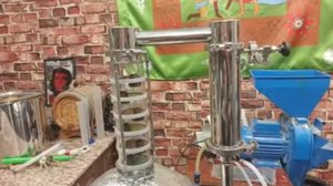 Самогон из муки #2 Перегонка густой браги, вторая дробная правил ный отбор ароматного тела