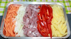 Просто складываю в форму и запекаю в духовке. Минимум времени и максимум удовольствия. #704