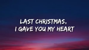 Last Christmas, Wham! (Lyrics) Новогоднее караоке