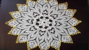 САЛФЕТКА КРЮЧКОМ ДЛЯ НАЧИНАЮЩИХ. ЧАСТЬ 1