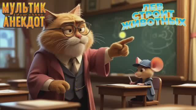 Мультик Анекдот лев и животные #анекдоты #смешно #прикол #оченьсмешно #шутка