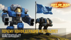 Почему Конфедерация использует шагоходы? (Art of War 3 RTS)