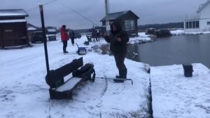 поимка форели на блесну