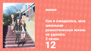 Как и ожидалось, моя школьная романтическая жизнь не удалась 2 сезон 12 серия (аниме-сериал, 2013)