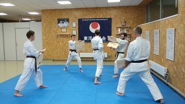 Тамесивари. Тест на разбивание доски.