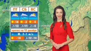 Прогноз погоды на 12 декабря в Новосибирске