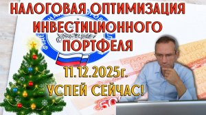 Налоговая оптимизация инвестиционного портфеля 11.12.2025