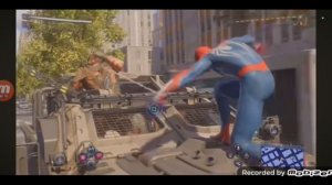 красивая погоня человека-паука