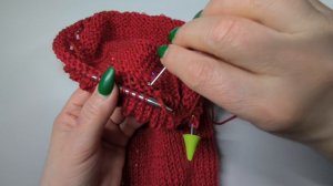 Ещё один способ как можно оформить низ изделия и рукава спицами, вязание для начинающих, вязание
