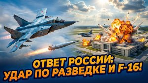 🔥Россия ответила сокрушительно! Разведцентр и база F-16 уничтожены после провала планов Украины