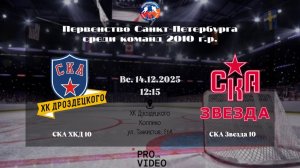 ХК "СКА ХКД" 10 - ХК "СКА Звезда" 10 | 14.12.2025
