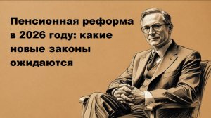 Пенсионная реформа в 2026 году: какие новые законы ожидаются