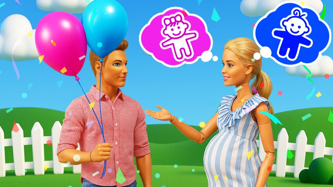🤱 Кто родится у Барби и Кена? ❤️💙 Гендер пати под угорозой!