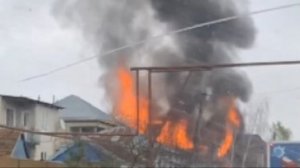 В селе Татарка Шпаковского округа загорелся дом