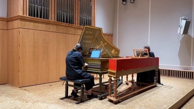 В. Ф. Бах Дуэт для двух клавесинов фа мажор