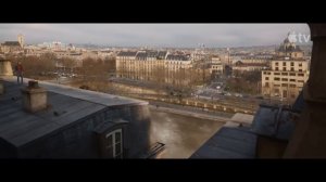 Сцена с прыжком с крыши в фильме «Семейный план 2» на Apple TV