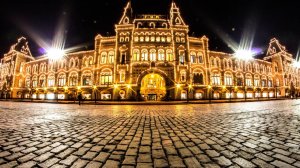 Торжественное открытие в Москве на Красной площади Верхних торговых рядов (сегодня – ГУМ