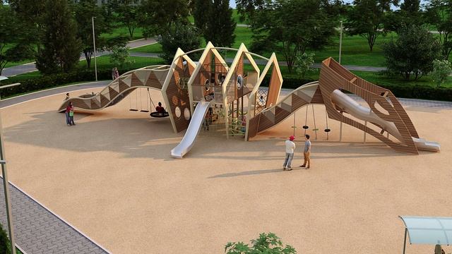 Облет игровой комплекс "Дракон" (визуализация)