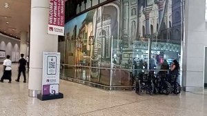 Новогодний Путь на посадку в самолёт на Шри-Ланку в аэропортк г.Мумбай, Индия. Мир Универсологии